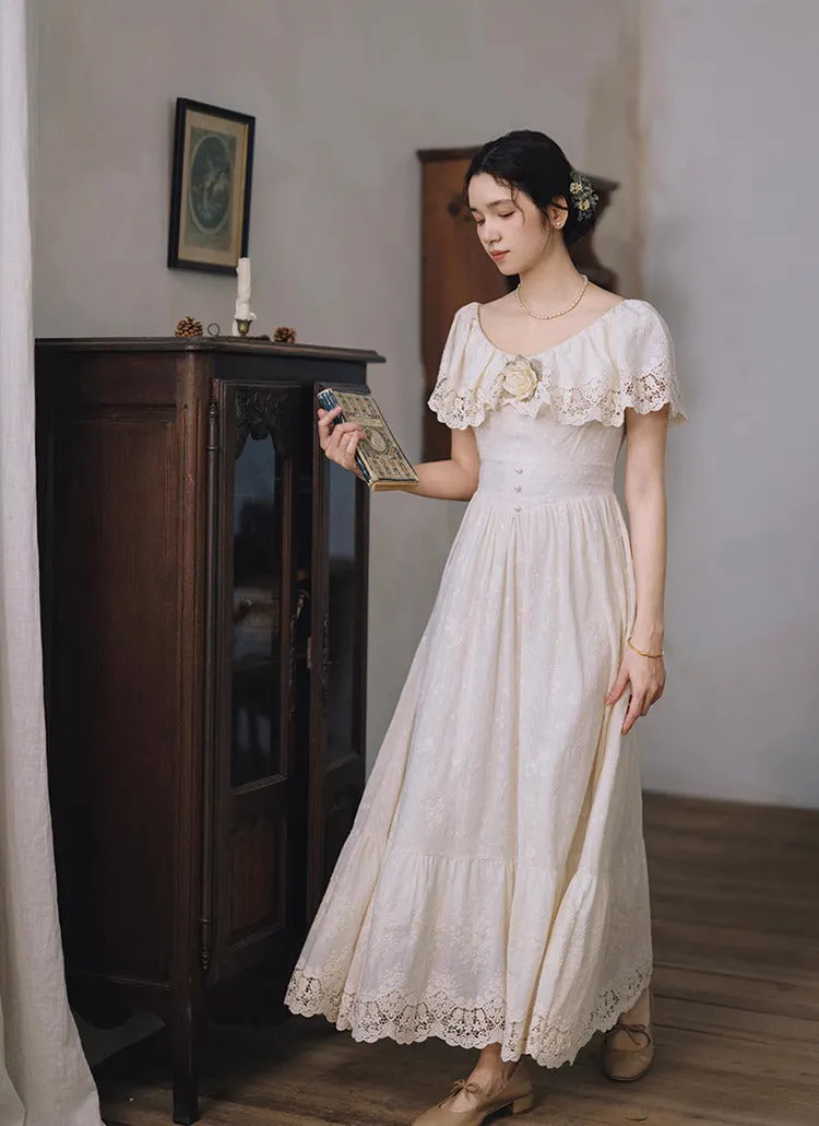 Edwardian Style Embroidered Dress