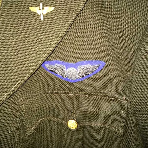 English Tailored Bullion 8th Air Corp Navigator Officer's Jacket