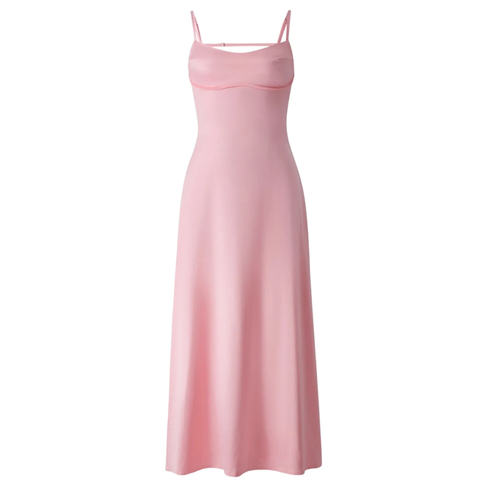 Essie Slip Satin Maxi Dress