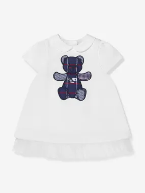 Fendi Baby Girls Teddy Bear Dress