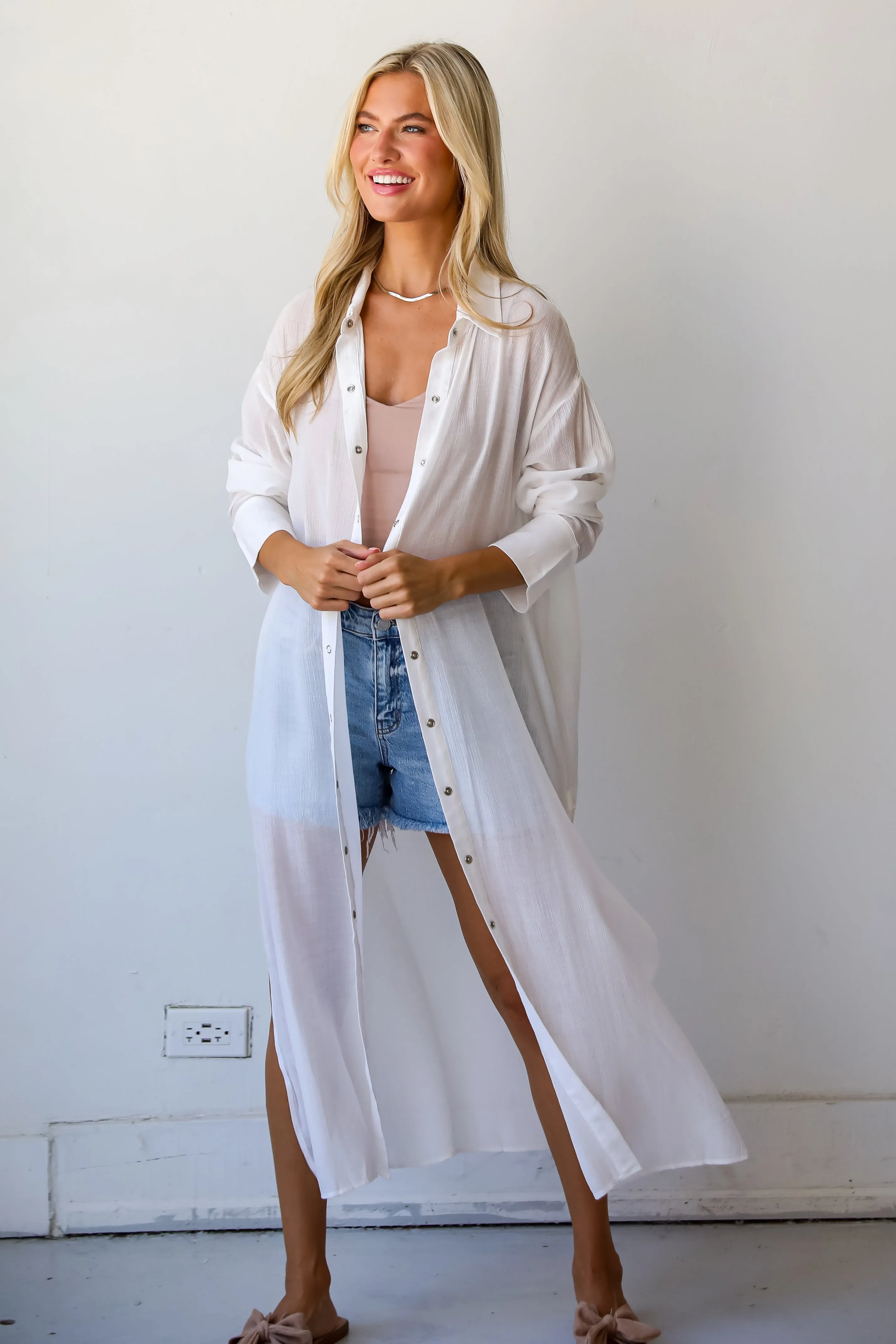 FINAL SALE - Beloved Sweetie White Tunic