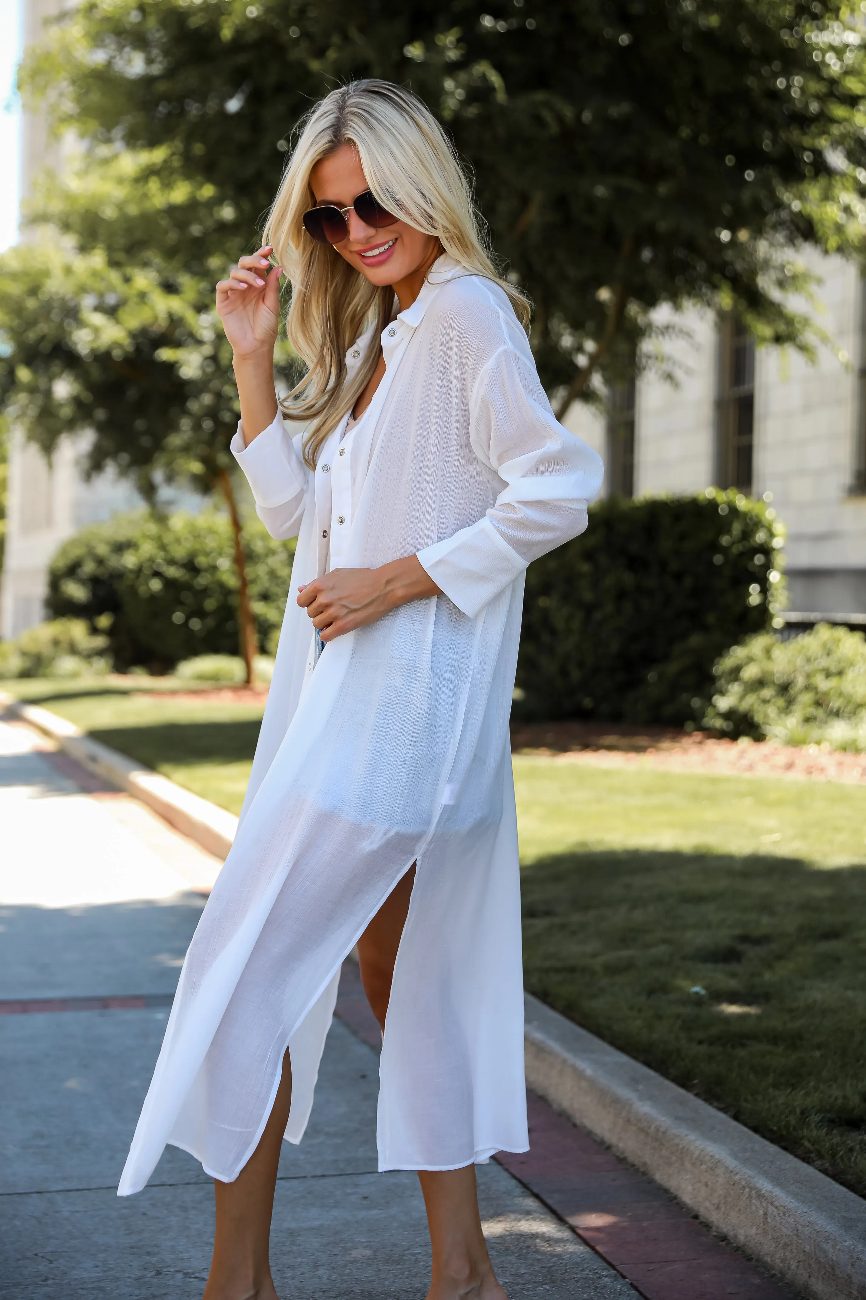 FINAL SALE - Beloved Sweetie White Tunic