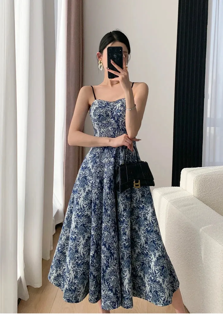 Floral Casual Spaghetti Strap Chic Dress