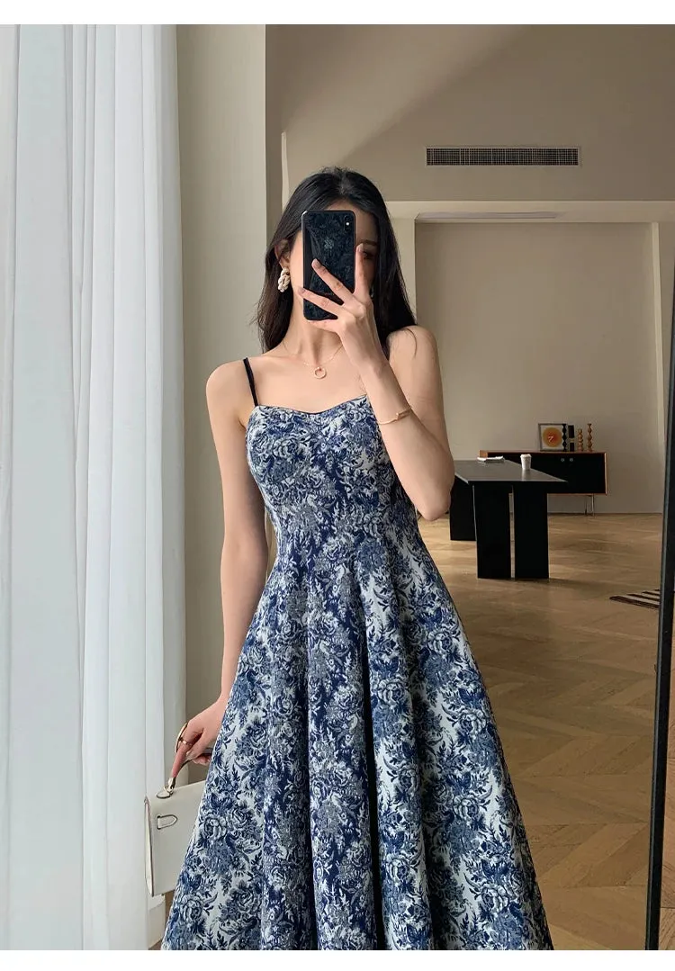 Floral Casual Spaghetti Strap Chic Dress