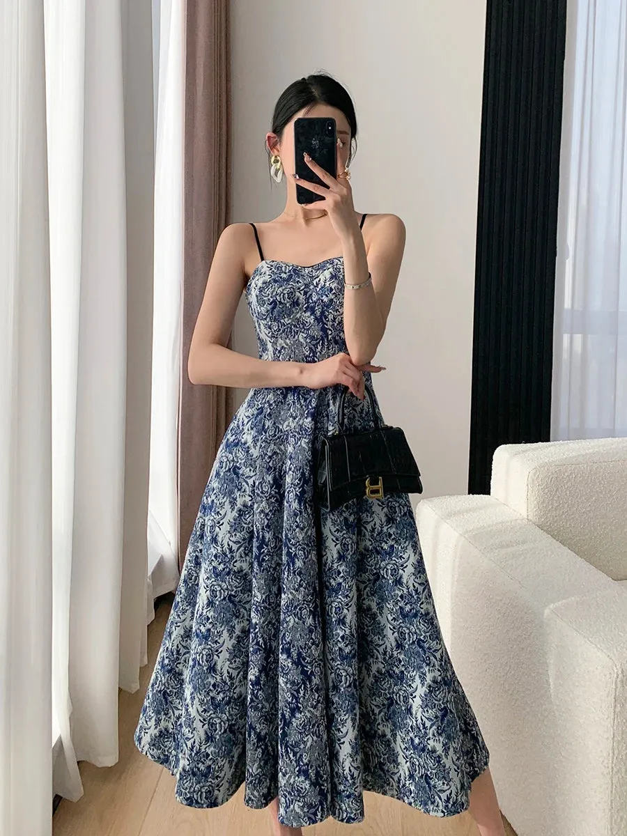 Floral Casual Spaghetti Strap Chic Dress