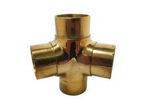 Flush 135° Side Outlet Tee for 1-1/2" Tubing