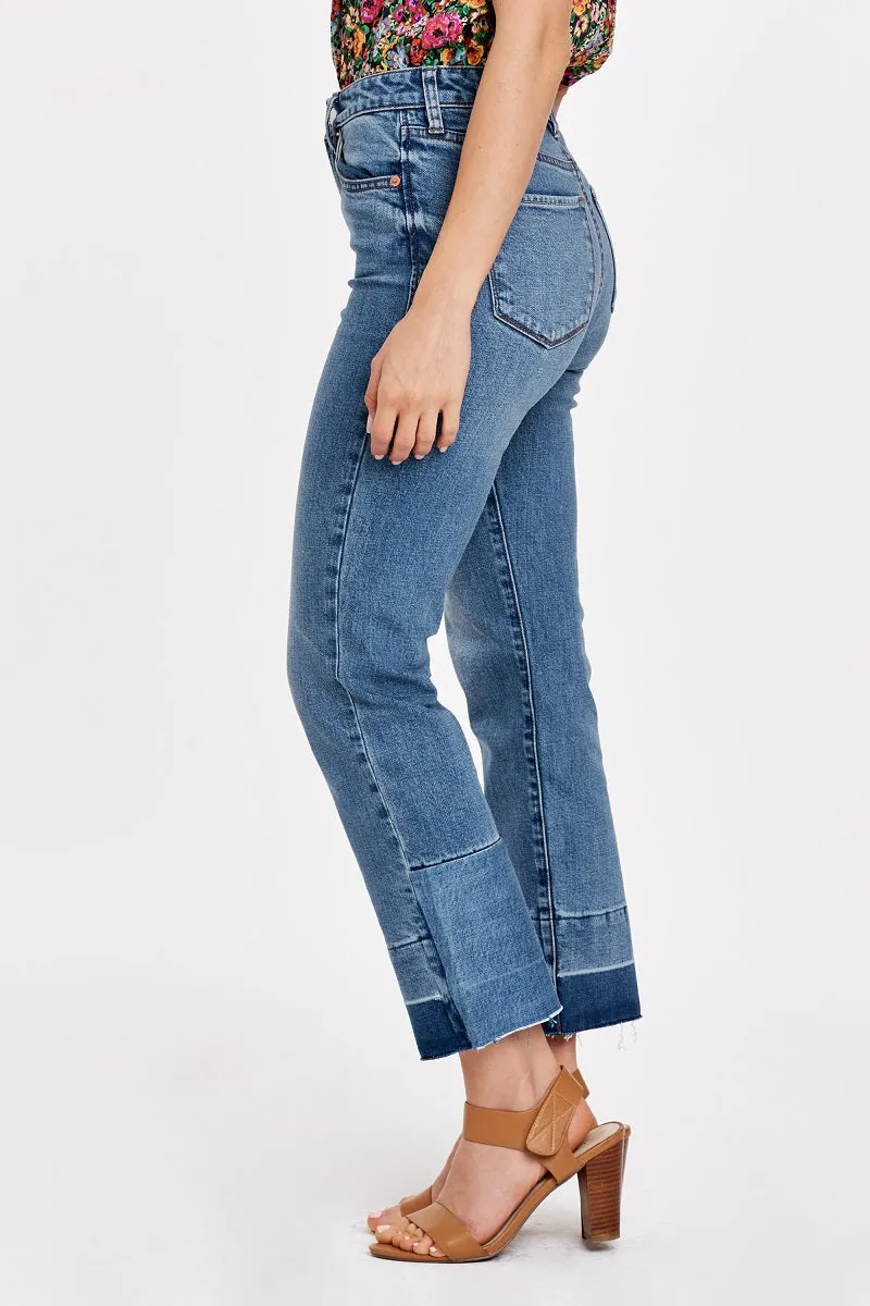 Frankie Super High Rise Detailed Hem