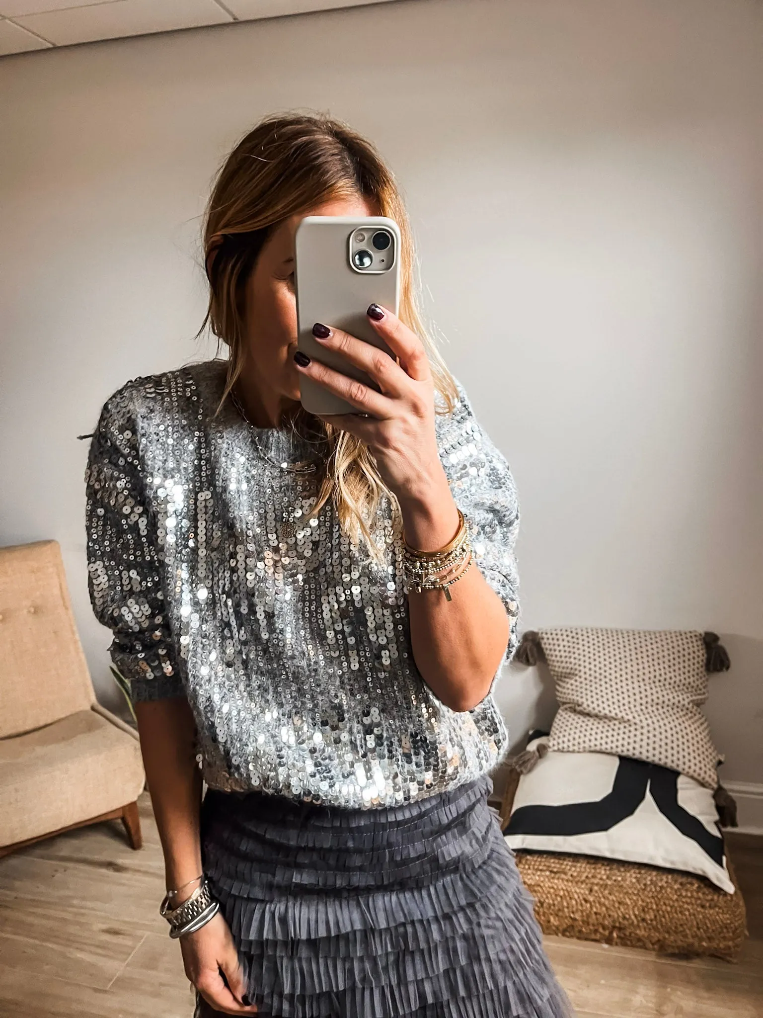 Full Sequin Jumper