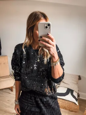 Full Sequin Jumper