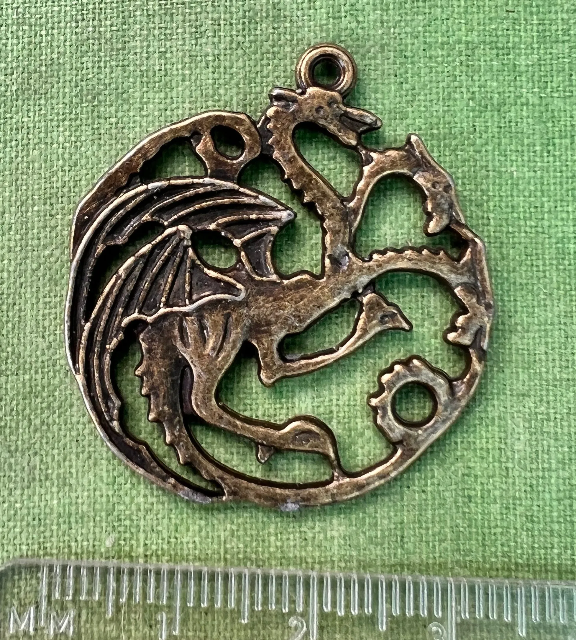 Game of Thrones Targaryen Coat of Arms’ Three-Headed Dragon 3.2cm Pendant