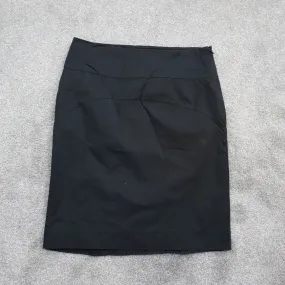 Gap Womens Straight & Pencil Mini Skirt Stretch Waist Pull on Black Size 6