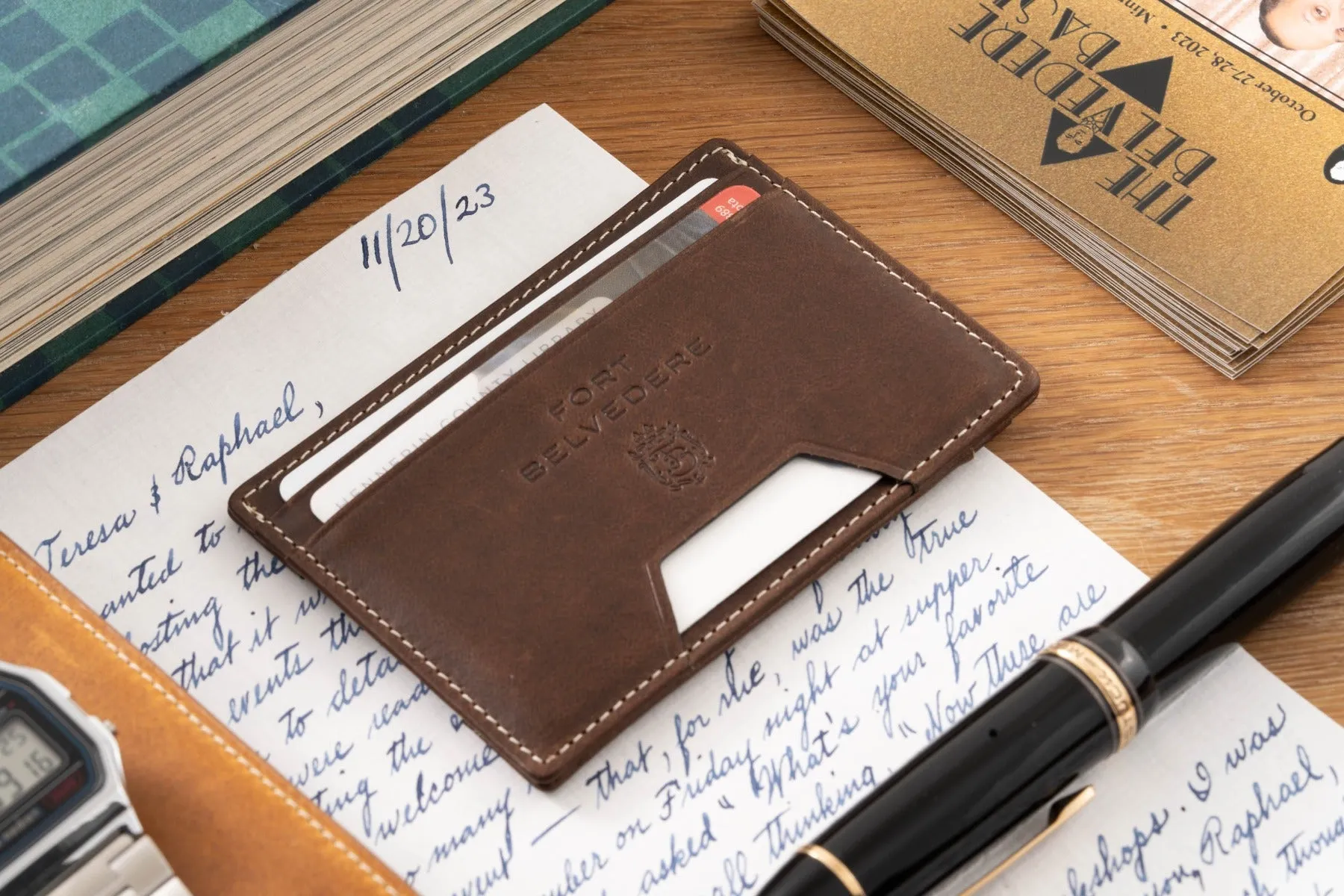 Gift - Slim Card Carrier Leather Wallet