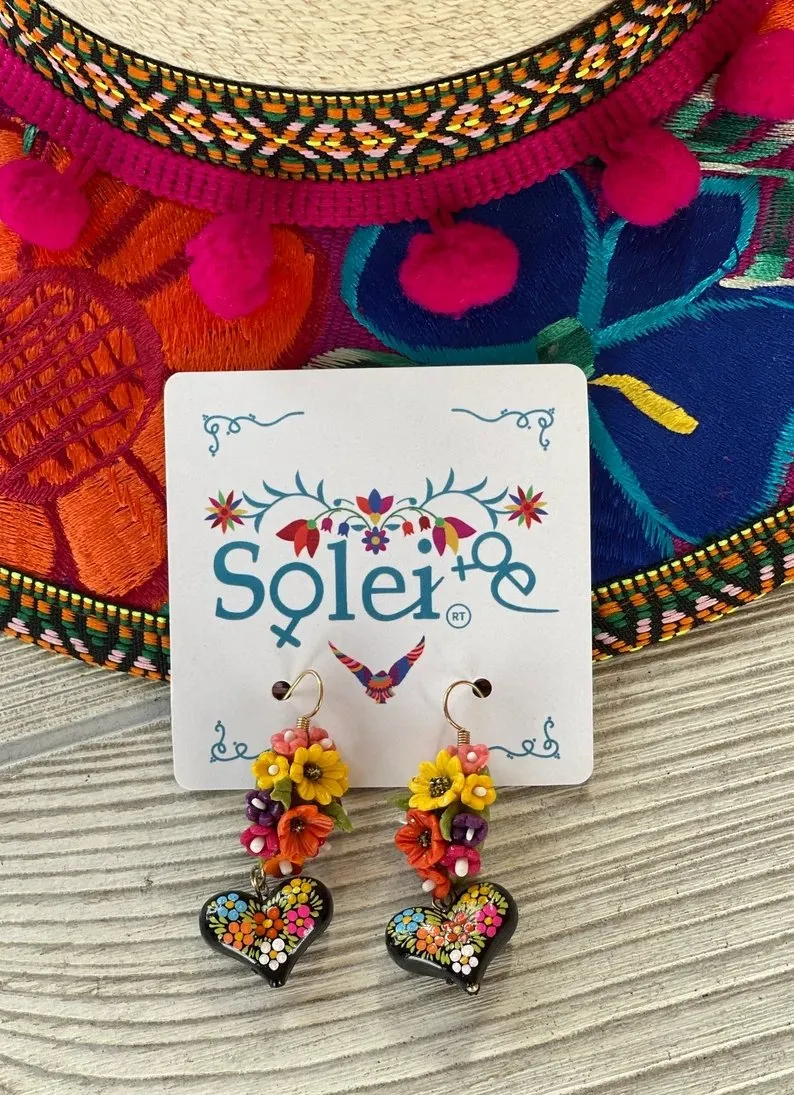 Girasol Pintado Earrings