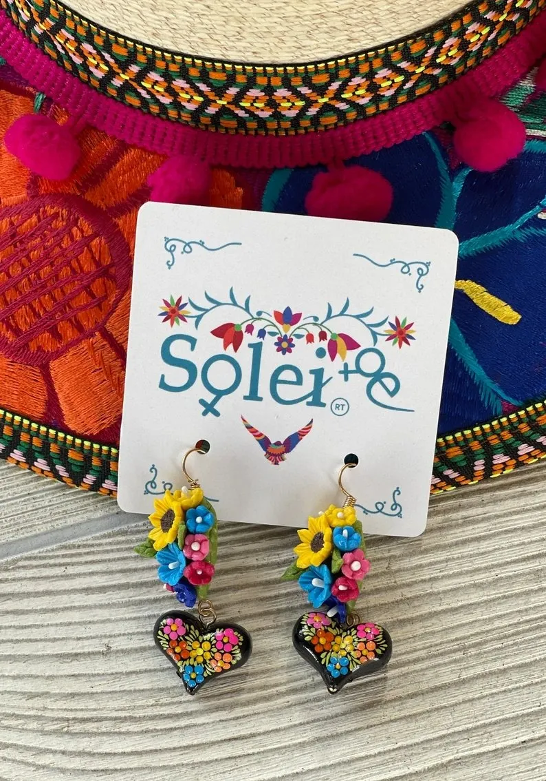 Girasol Pintado Earrings