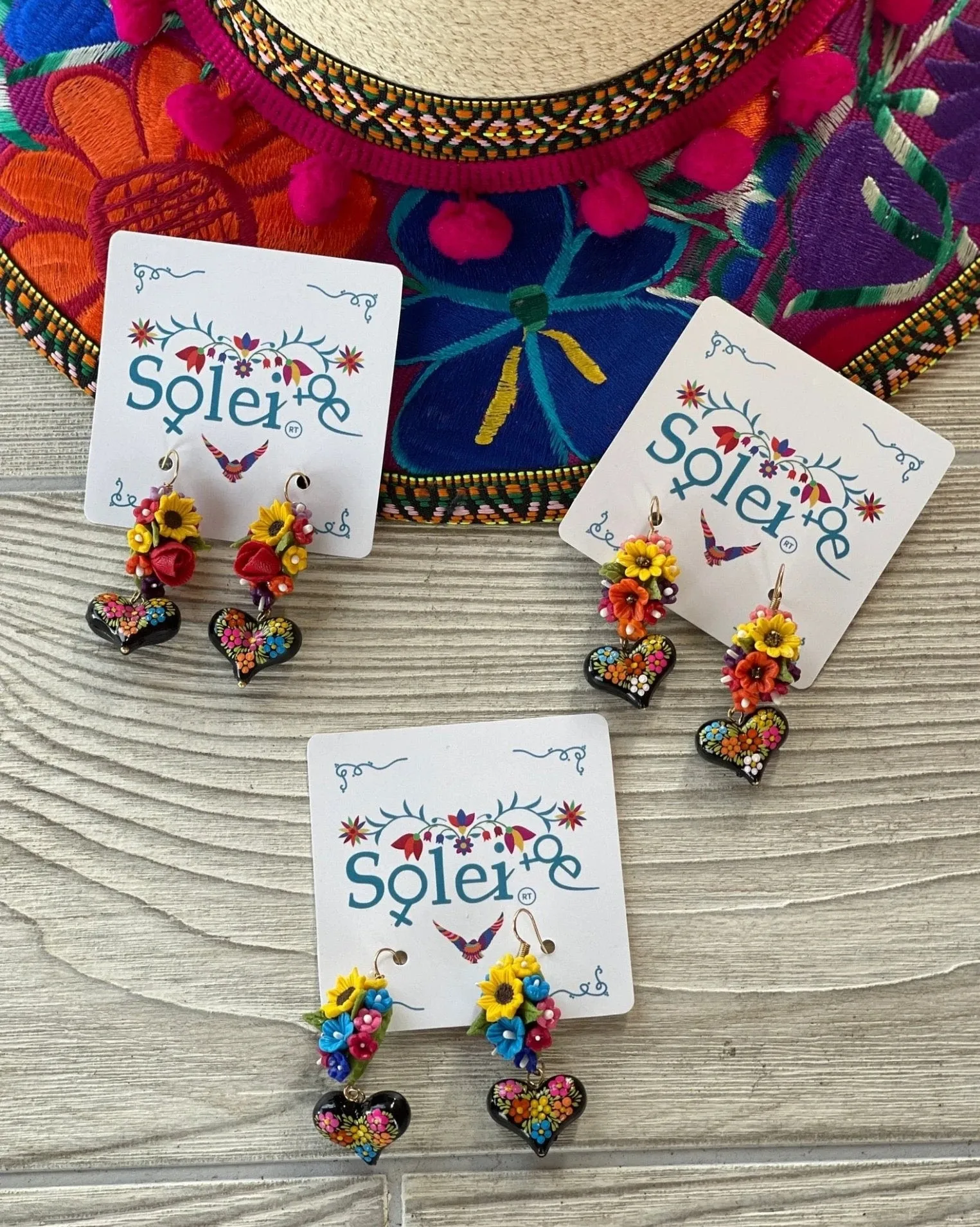 Girasol Pintado Earrings