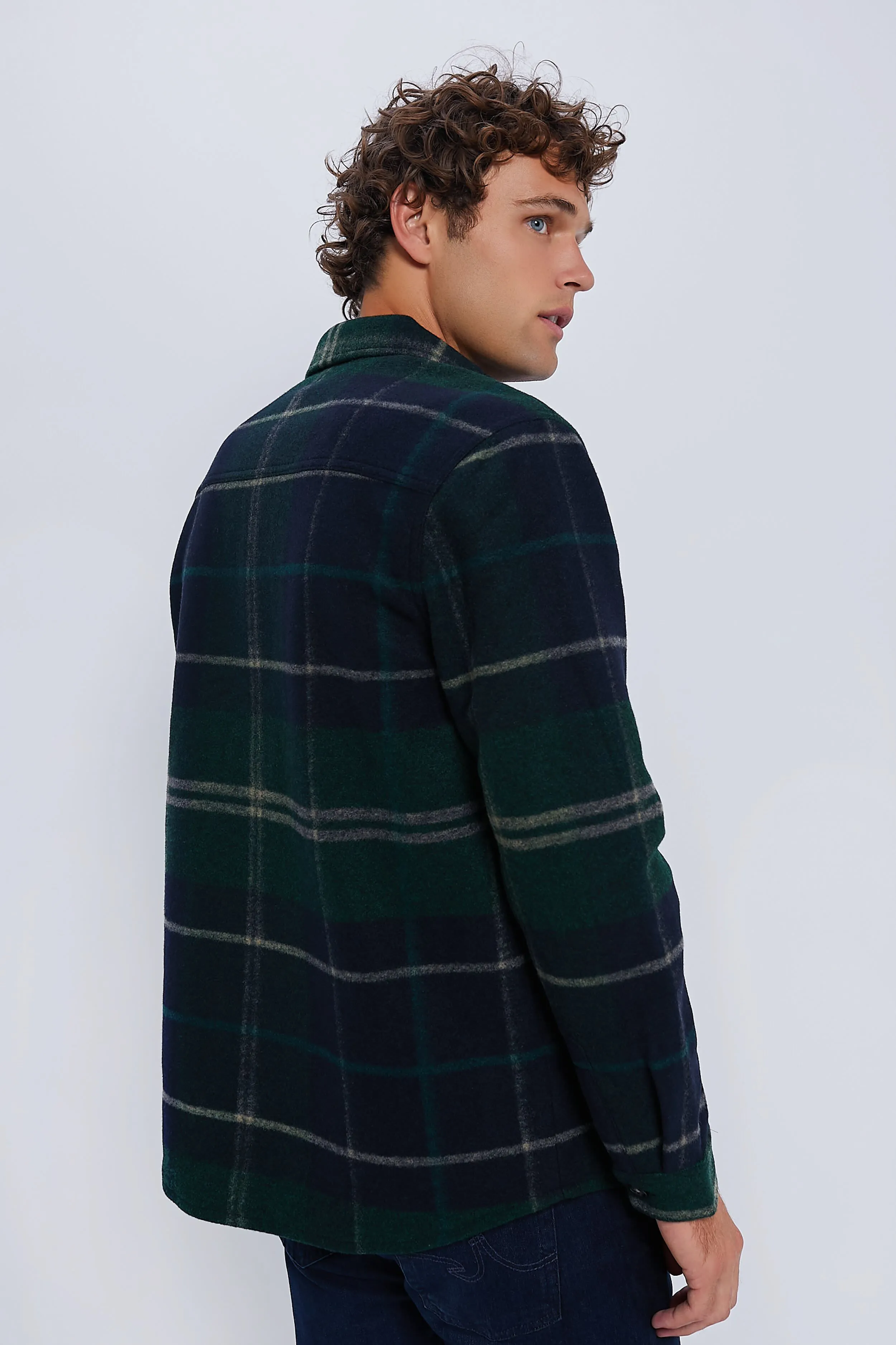 Green Loch Chapter Tailored Check Overshirt