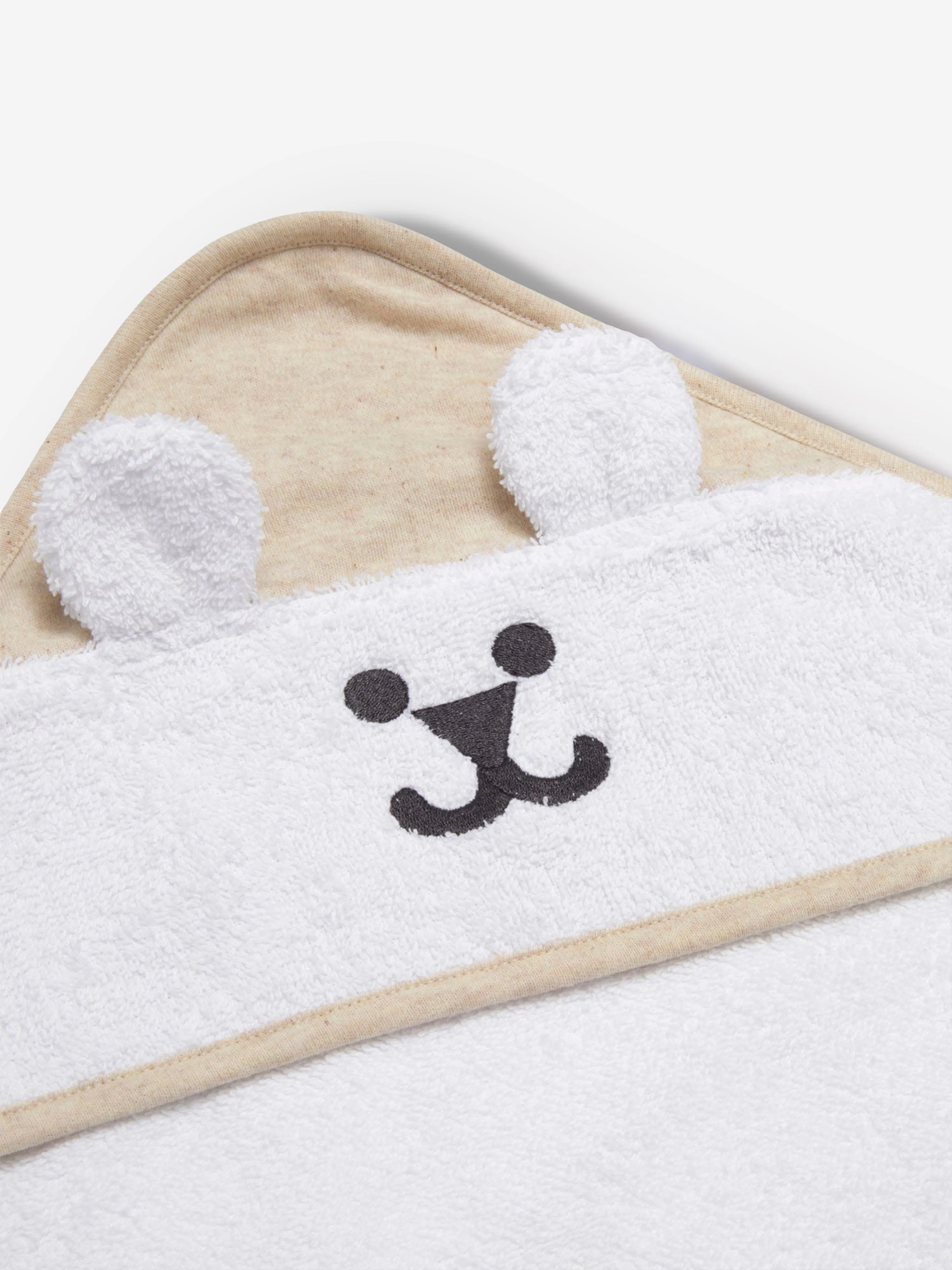 Guess Baby Teddy Bear Towel in Beige