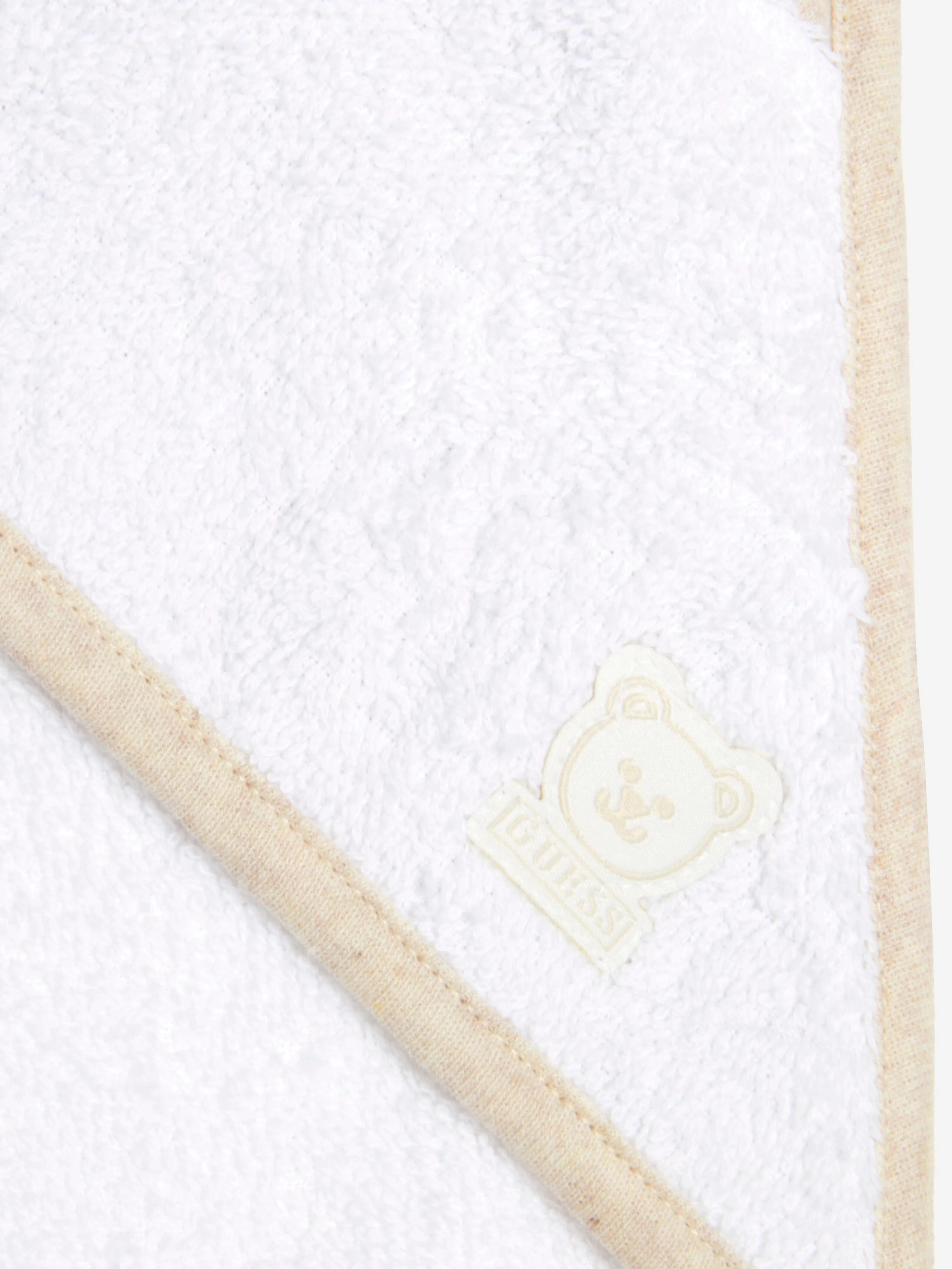 Guess Baby Teddy Bear Towel in Beige