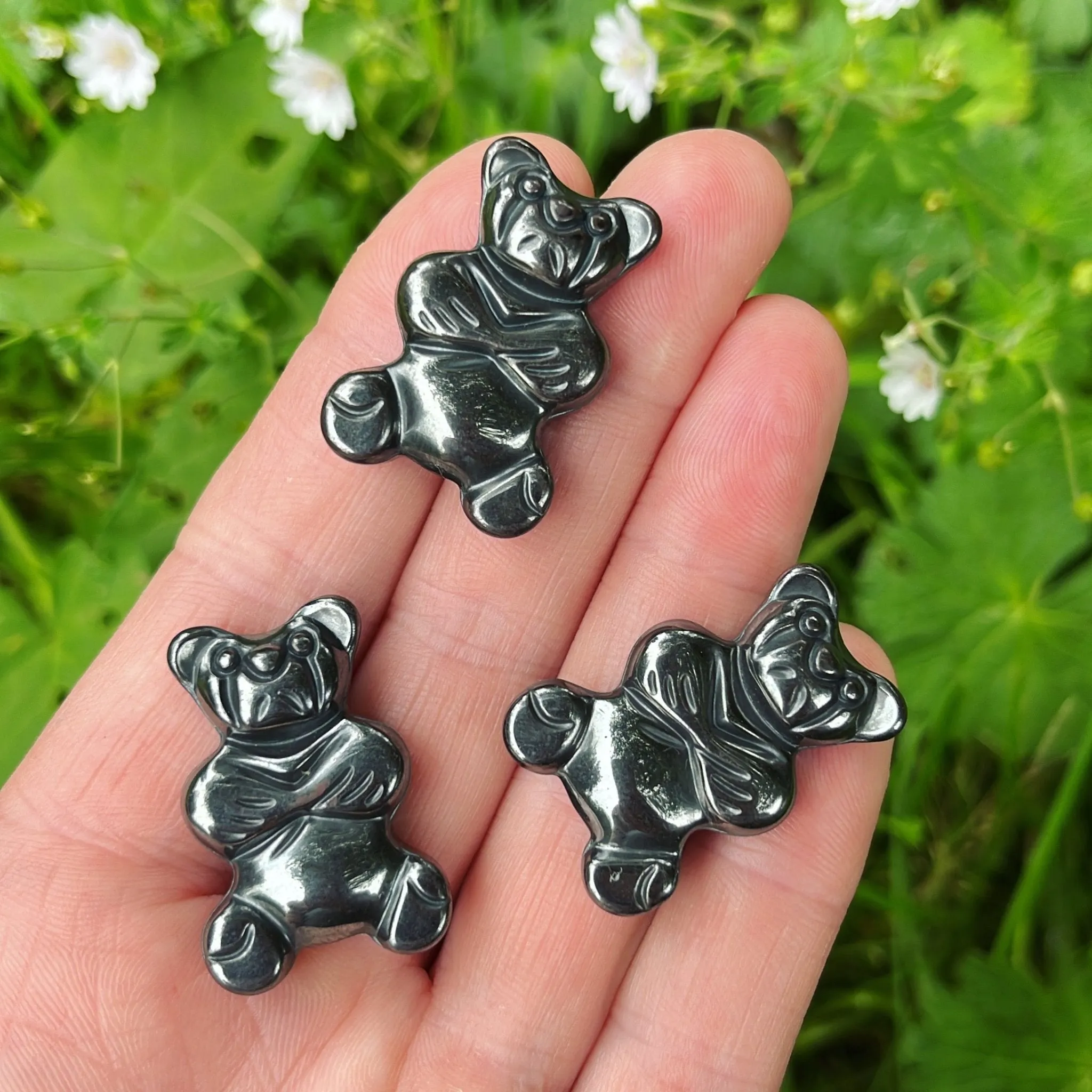 Hematite Teddy Bear