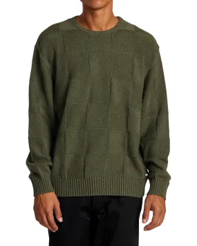 Hi Grade Boro Jumper in Olive Heather