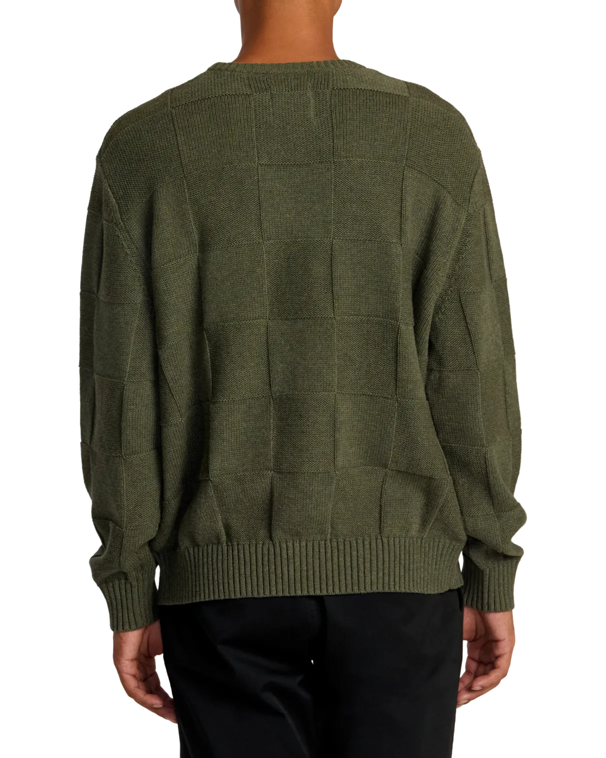 Hi Grade Boro Jumper in Olive Heather