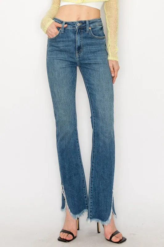 HIGH  RISE BOOT CUT JEANS