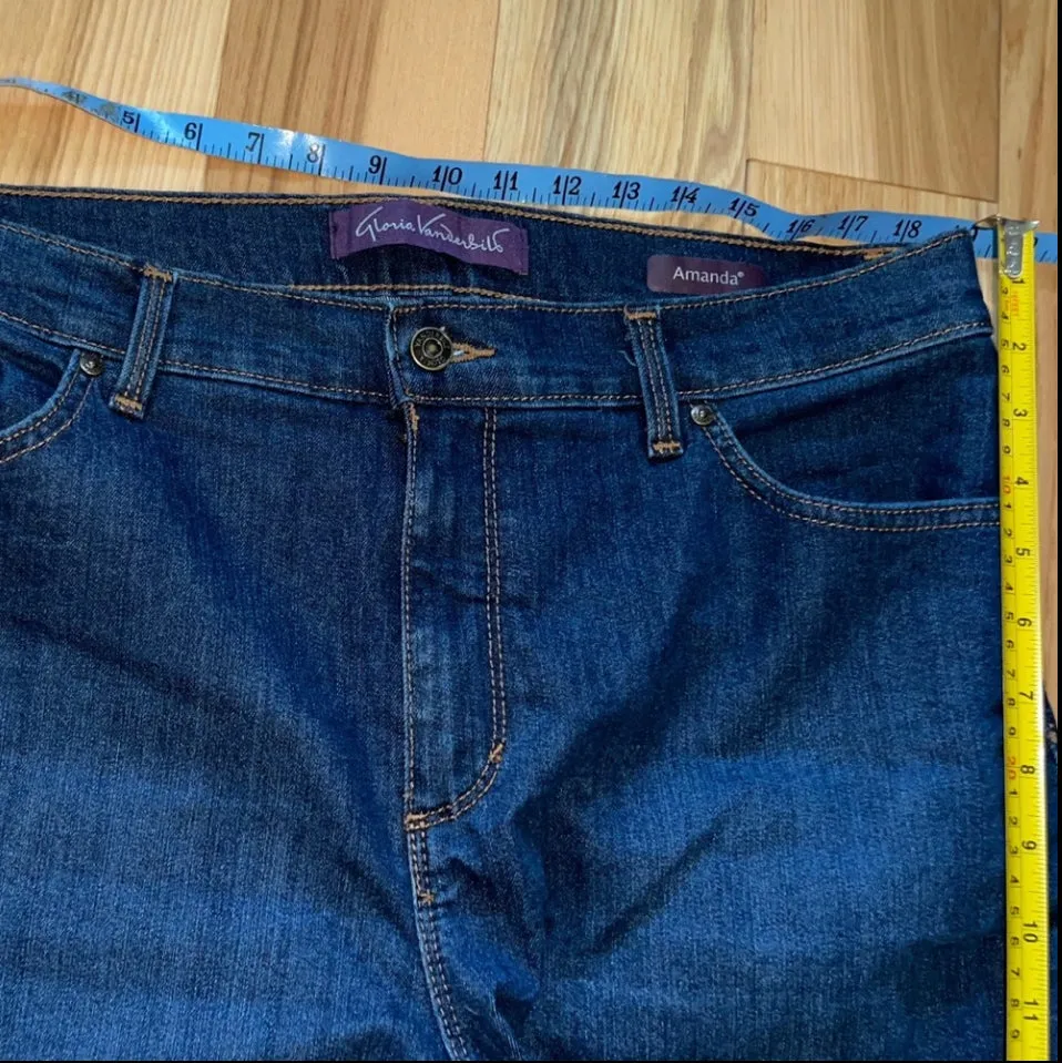 High Rise Jeans GLORIA VANDERBILT Size 16