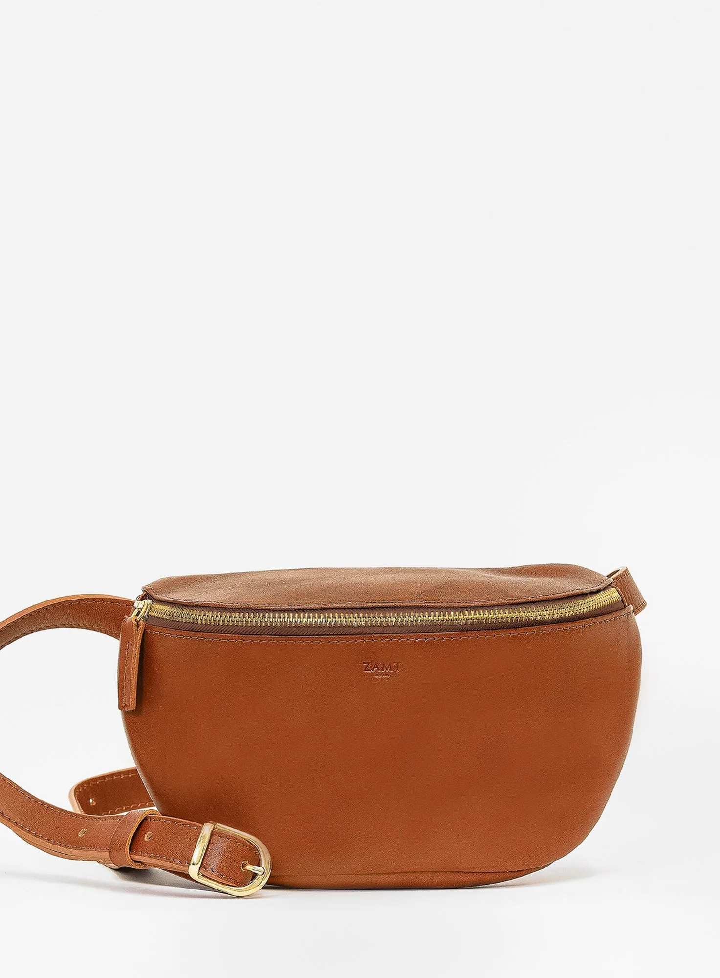 Hip Bag Can Cognac Gold