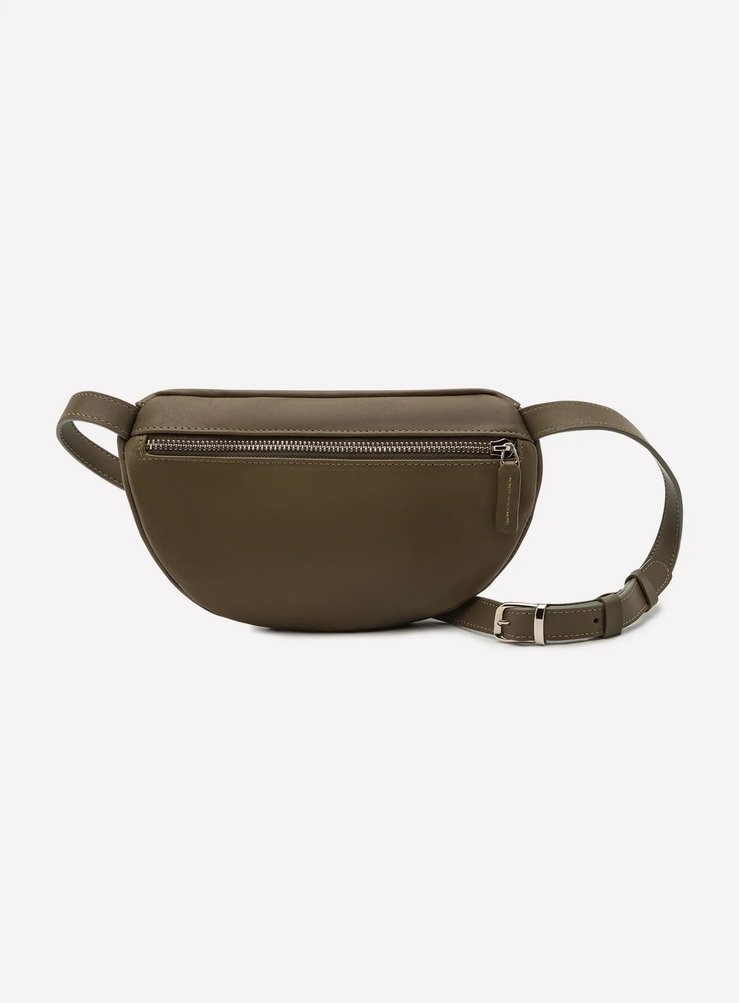 Hip Bag Can Nappa Seaweed