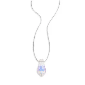 Iridescent Crystal Pendant on Chain