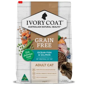 Ivory Coat Grain Free Adult Ocean Fish & Salmon Dry Cat Food