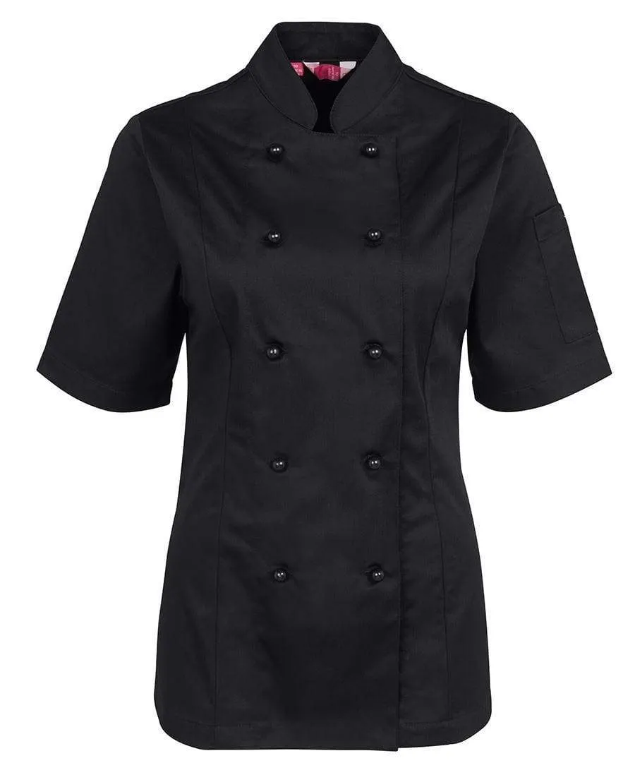 JB'S Women’s Short Sleeve Chef's Jacket 5CJ21