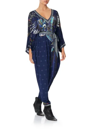 JERSEY BAT SLEEVE JUMPSUIT SOUTHERN TWILIGHT