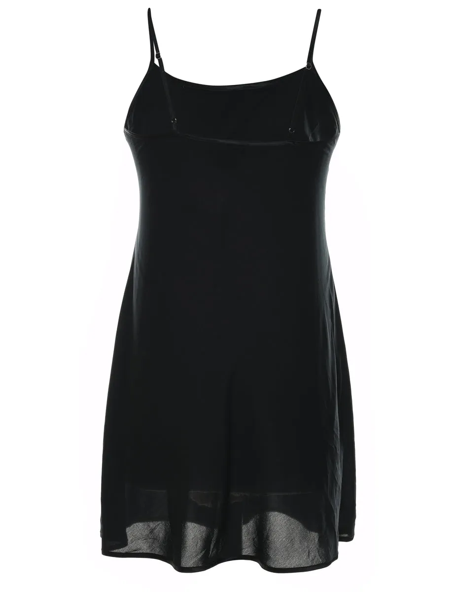 Jones New York Classic Black Slip Dress - S