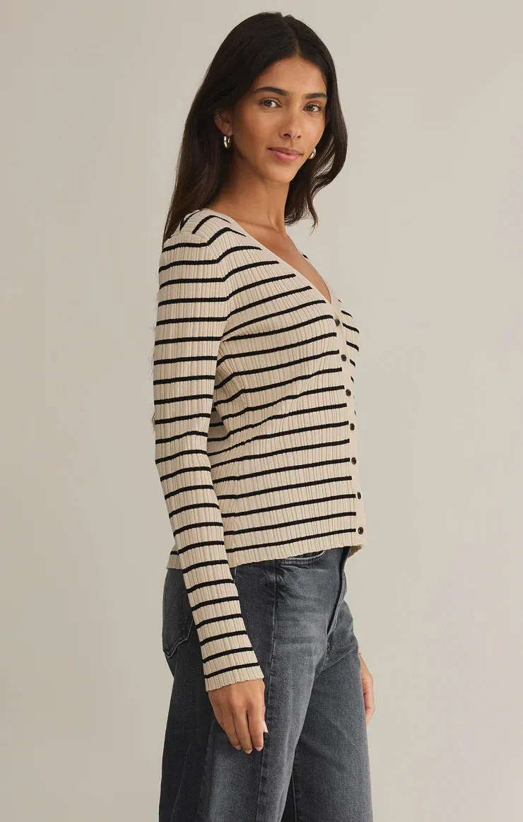 Jordana Stripe Knit Top