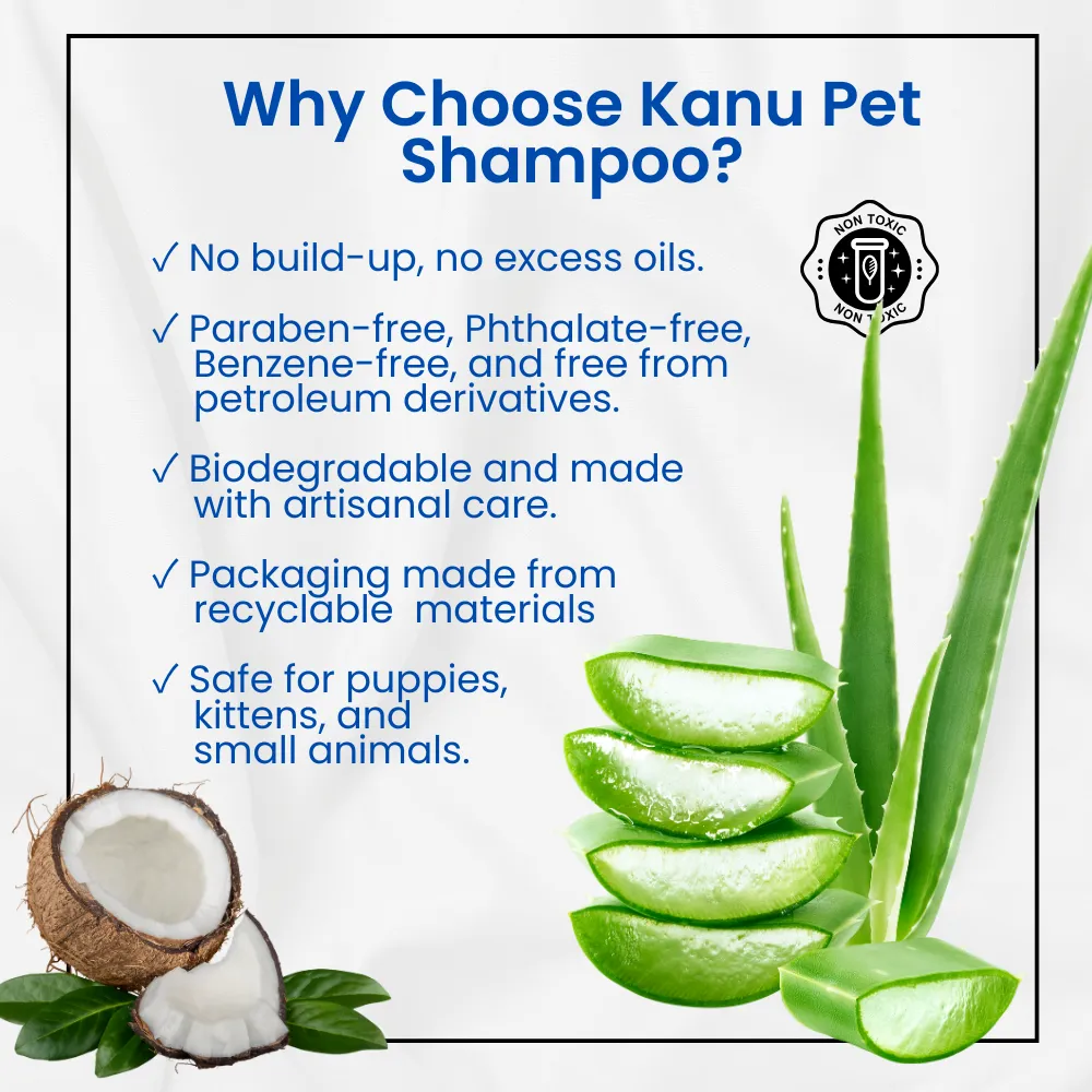 Kanu Pet Plum Hypoallergenic With Silk Protein Dogs & Cats Shampoo