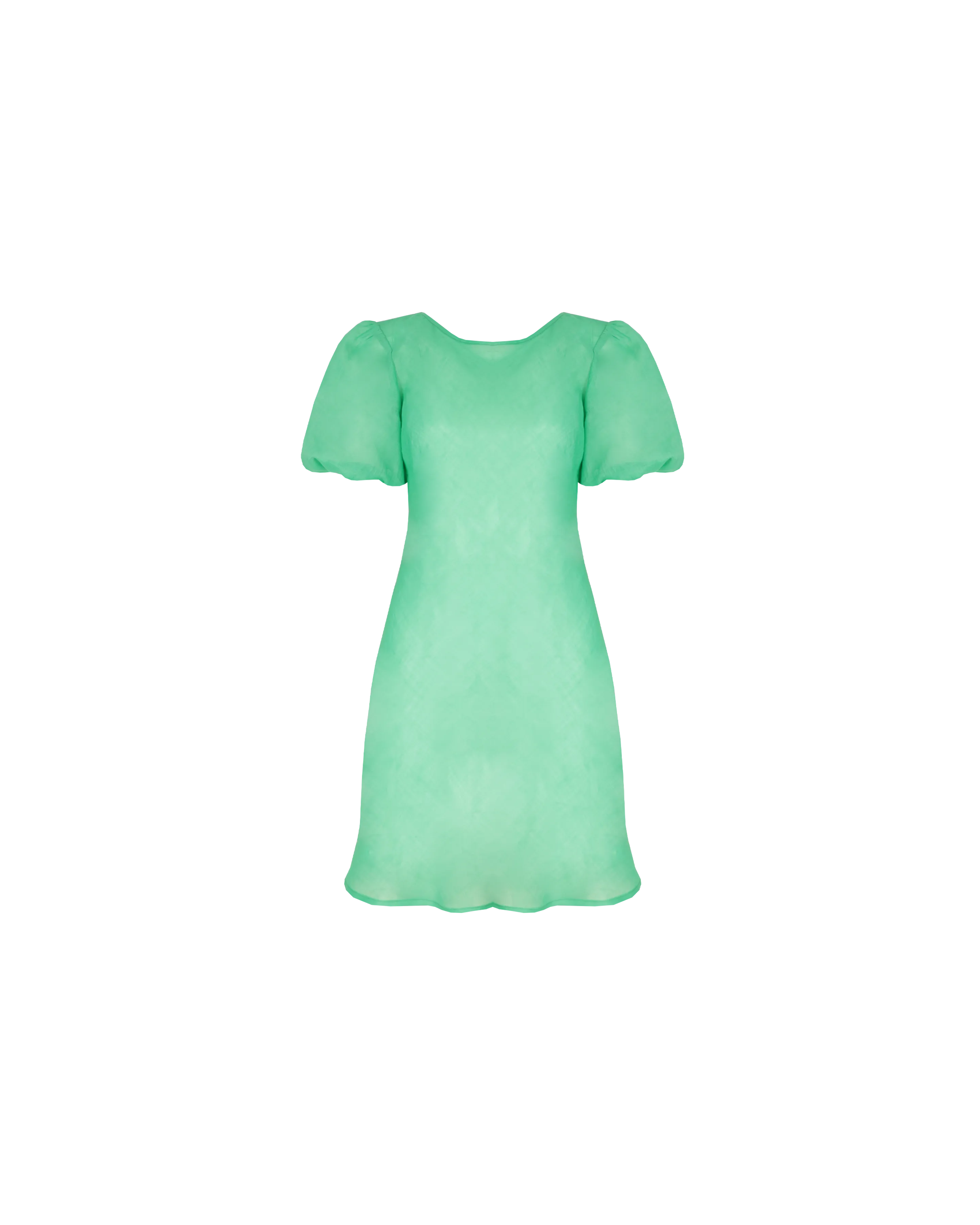 KENDALL RAMIE MINI DRESS GREEN