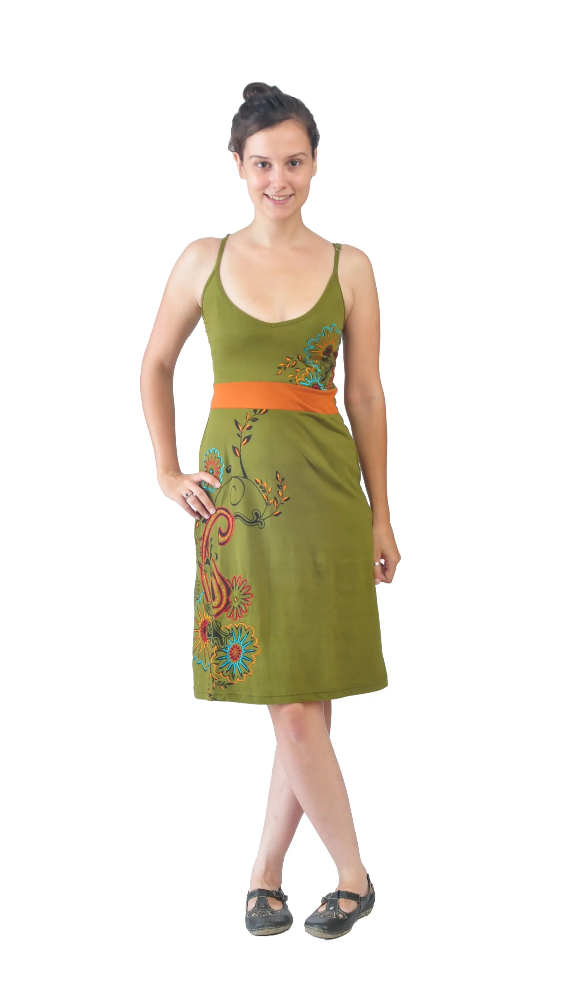 ladies-summer-sleeveless-strap-dress-with-flower-embroidery-flowerish