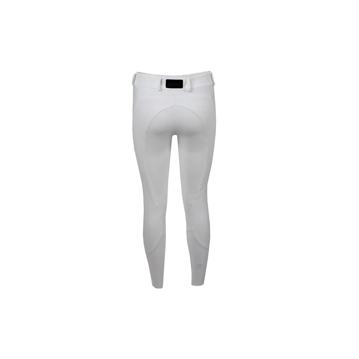 LADIES  X-GRIP  TECH TAILORED BREECHES BY EQUILINE, MOD. AMY EQUILINE.  COL. WHITE