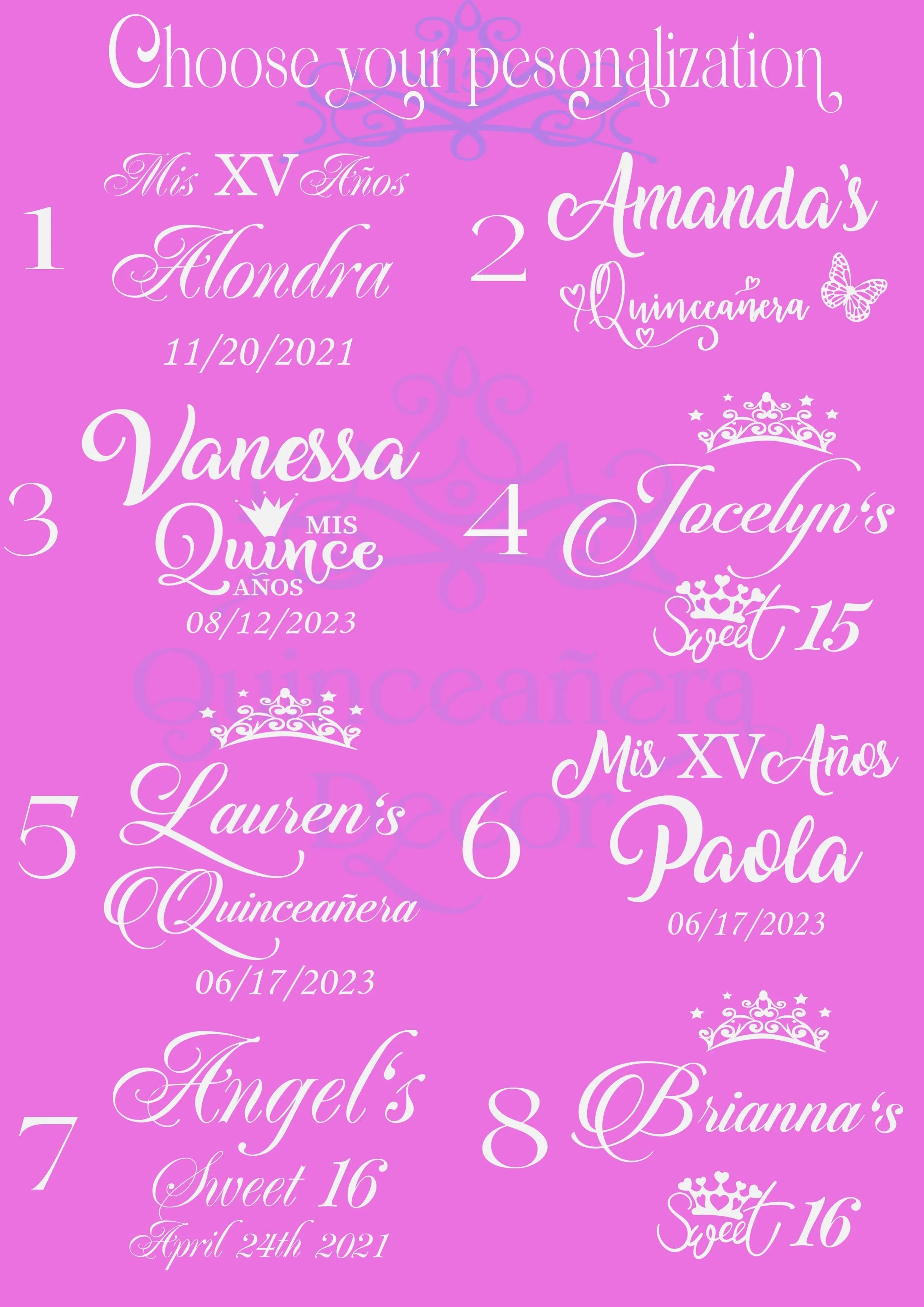 Light Pink La Ultima Muneca for quinceanera