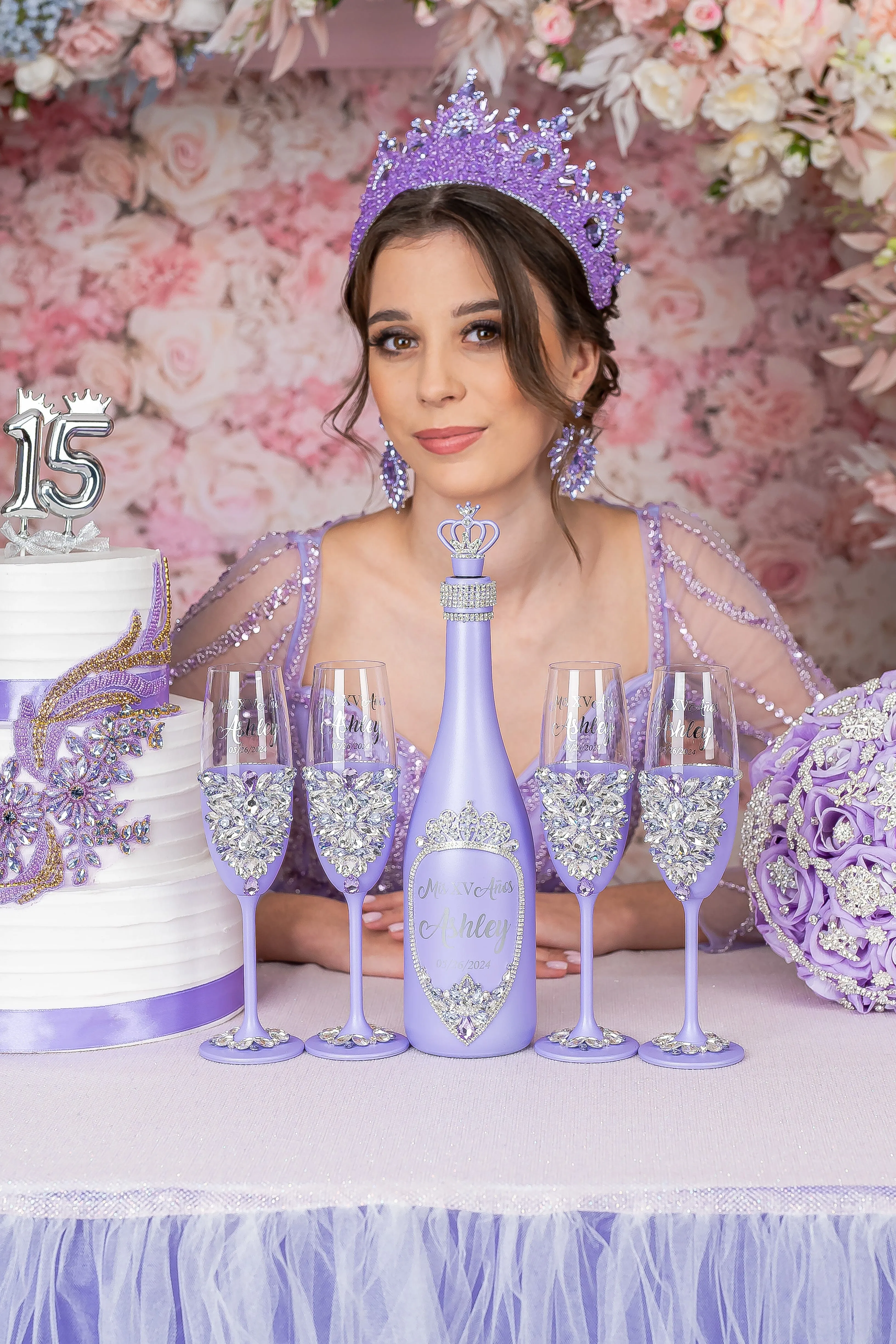 Lilac La Ultima Muneca for quinceanera