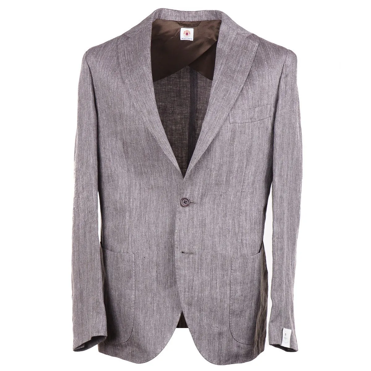 Luigi Borrelli Herringbone Linen Sport Coat