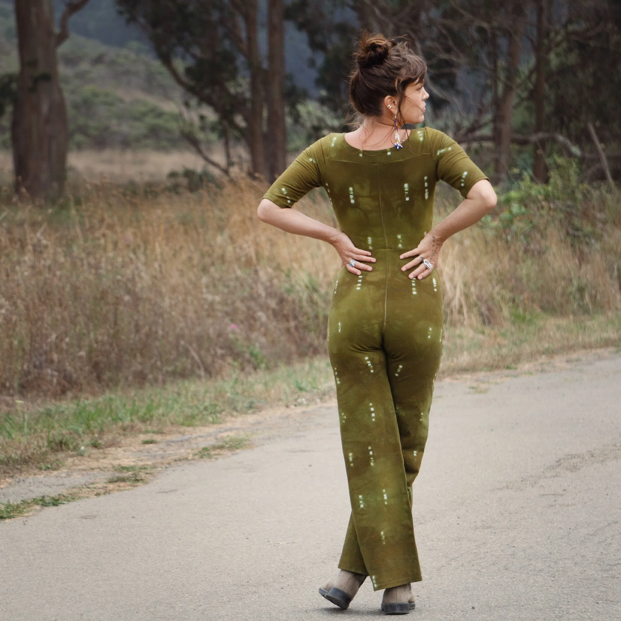 Luna Jumpsuit || Nirvana || Avocado