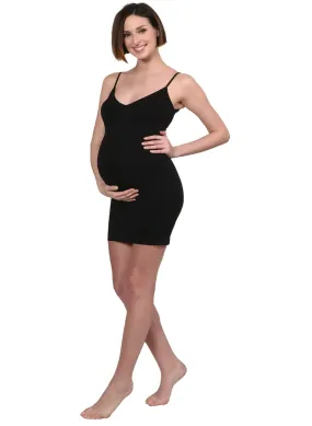 Maternity Slip Dress - Black