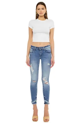 Mid Rise Ankle Skinny Jeans