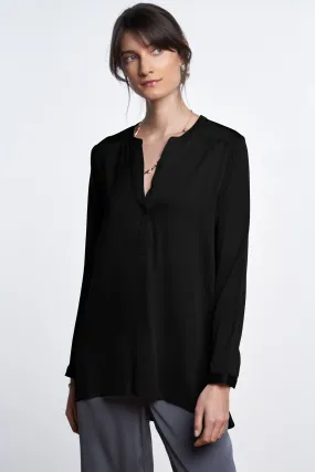 Montenegro Silk Tunic- Noir