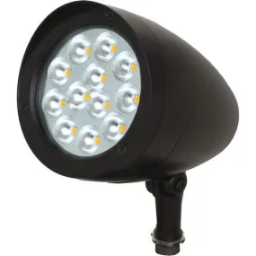 Morris Products 71691B LED Designer Bullet Flood 40W 45&deg; 3000K 120-277V Bronze