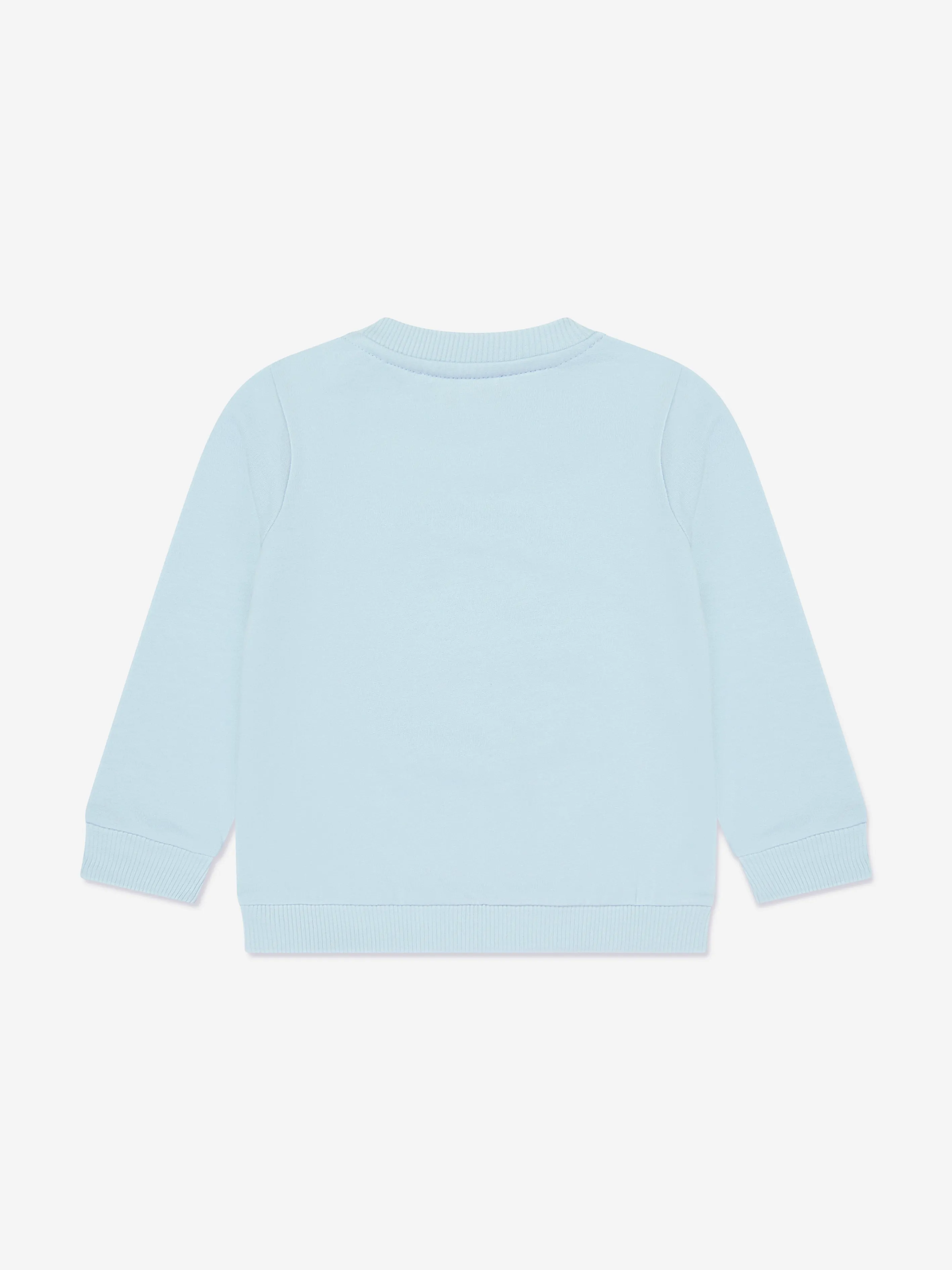 Moschino Baby Teddy Bear Sweatshirt in Blue