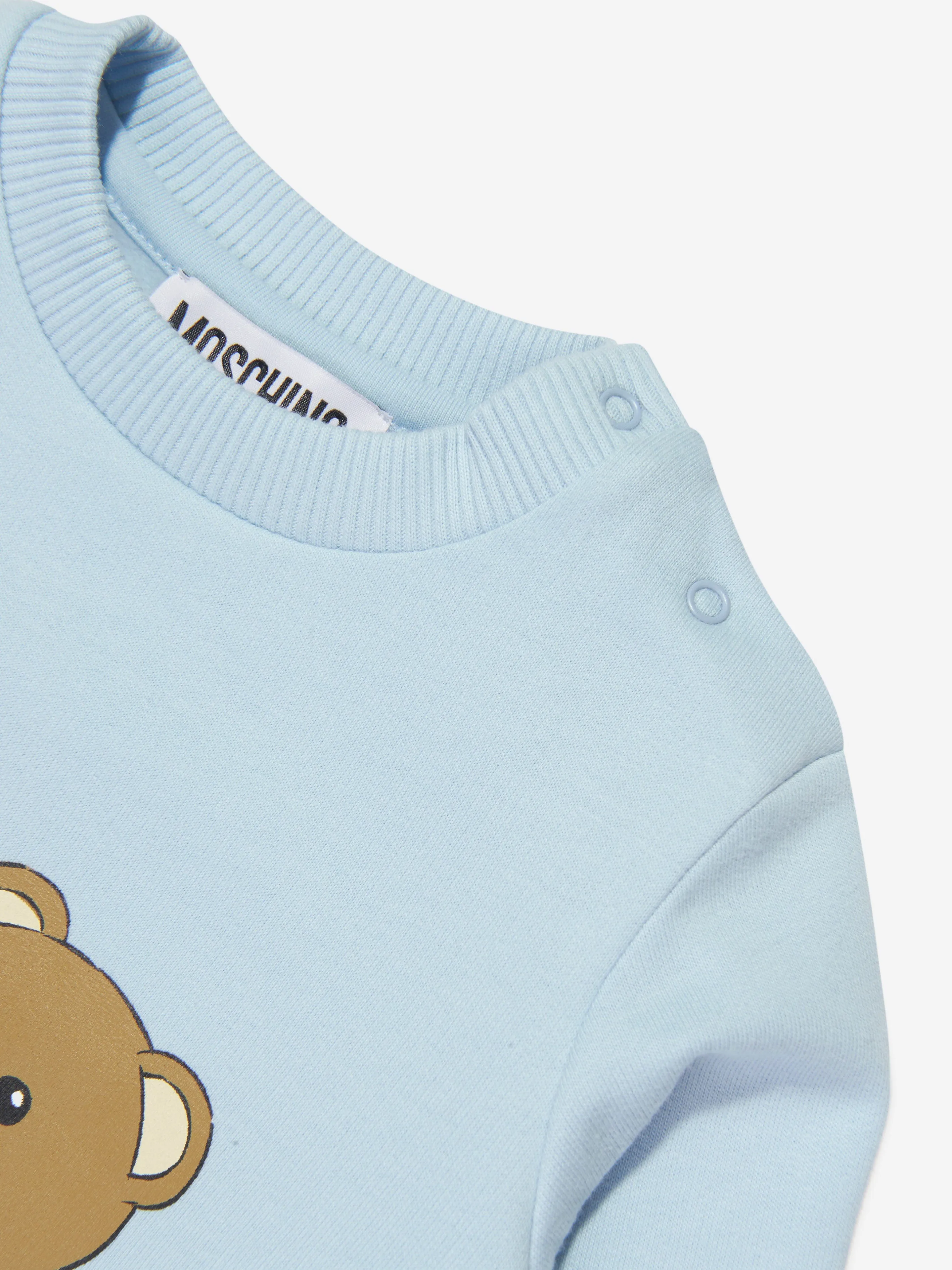 Moschino Baby Teddy Bear Sweatshirt in Blue