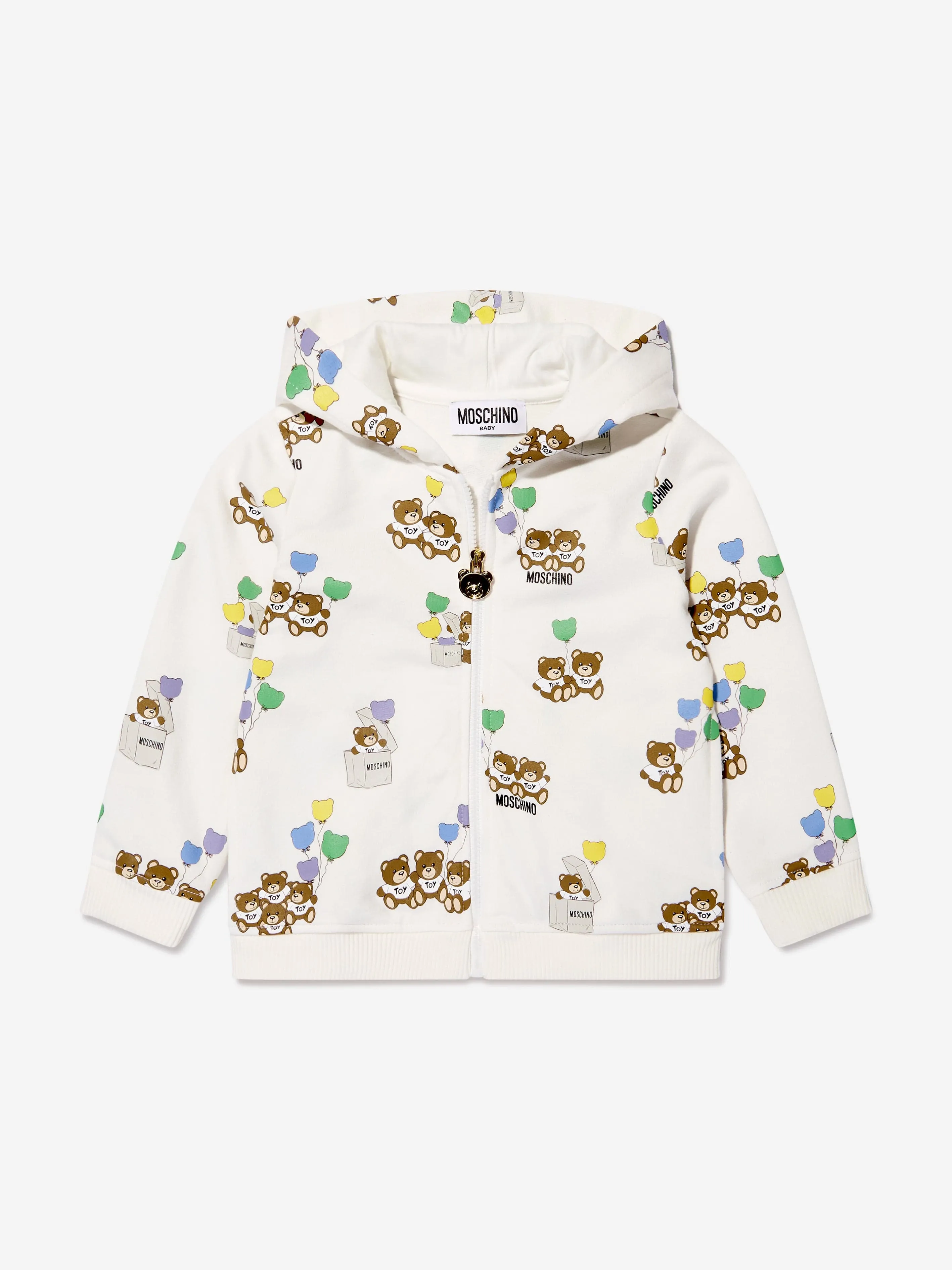 Moschino Baby Teddy Bear Tracksuit in Ivory